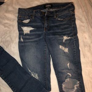 Forever 21 Ripped Jeggings